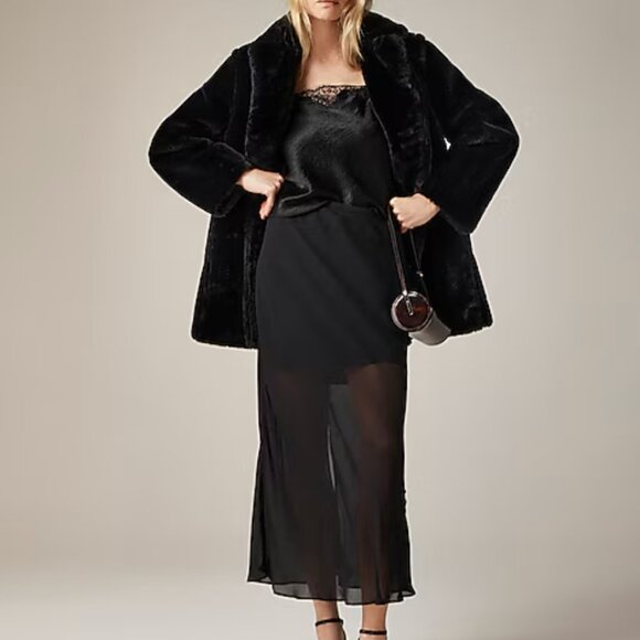 NWOT J.Crew New Gwyneth skirt in chiffon - Picture 1 of 6